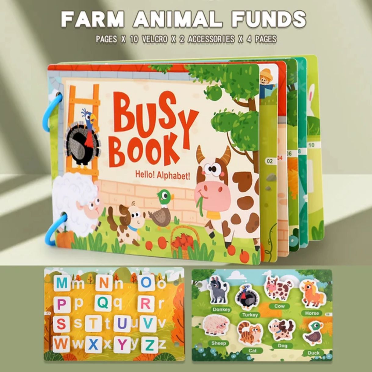 📘 Busy Book – اللعب اللي بيعلم بذكاء! 🧠✨