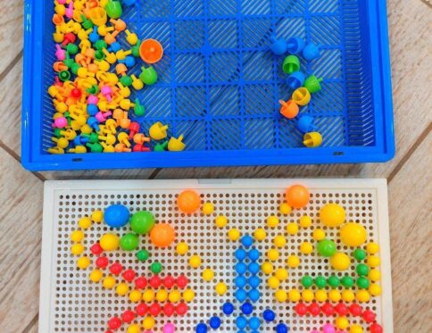 🧩🌈 Creative Pins Board Game | لعبة الدبابيس التعليمية للأطفال