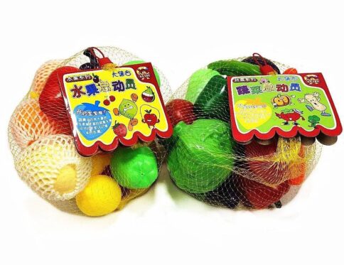 🍎🥕 Fruit & Vegetable Net Set | شبكة الفاكهة والخضار التعليمية للأطفال