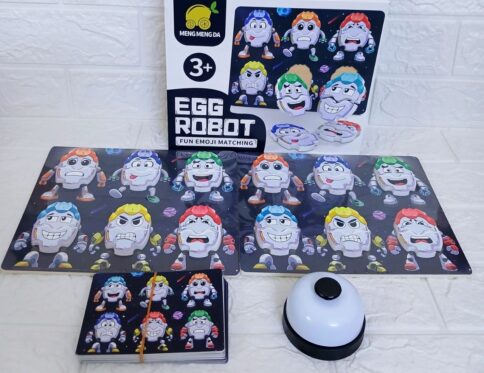 🤖🥚 Egg Robot Emoji Matching Game | لعبة مطابقة الروبوتات بالإيموشنز