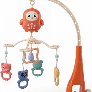🌙✨ Happy Bed Bell | ملاهي سرير الأطفال بالريموت كنترول