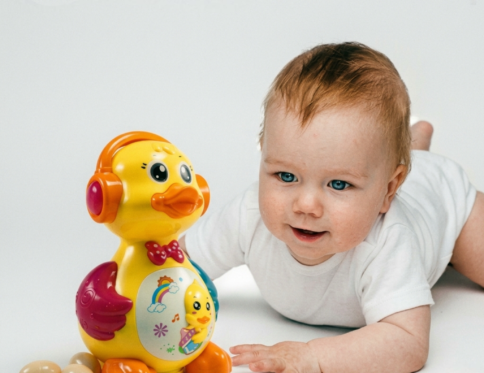 🐥🎧 Funny Duck Toy | البطوطة الراقصة للأطفال