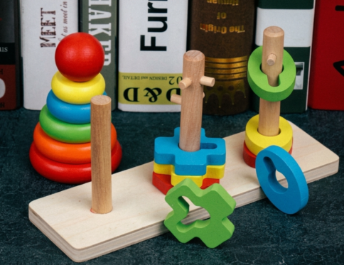 🧩🌈 Montessori Wooden Puzzle 2×1 | لعبة منتسوري الخشبية التعليمية