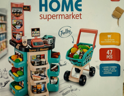 🛒✨ Home Supermarket Cashier Set | لعبة الكاشير والسوبر ماركت للأطفال